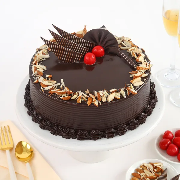 American Almond Chocolate Cake image